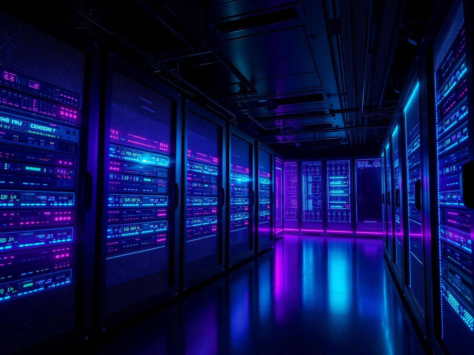 Abstract AI cloud infrastructure